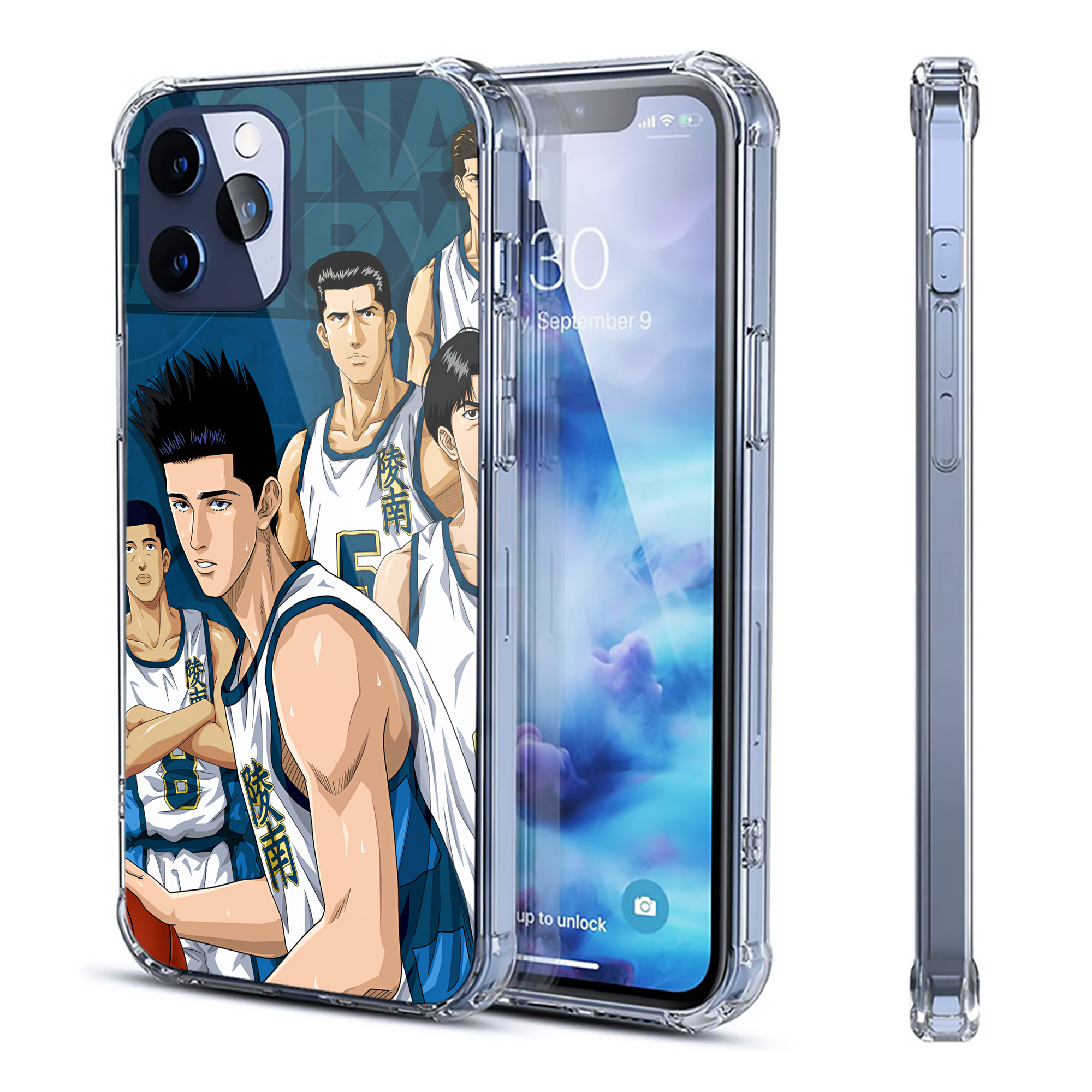 （画像用） SLAM DUNK／スラムダンク 【iPhone 12シリーズ対応】透明スマホケース（クリアソフトケース）